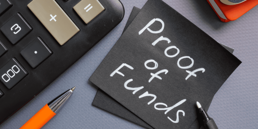 Five Things You Need to Know About Your Proof of Funds Document